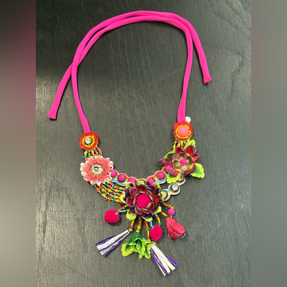 Ranjana Khan Colorful Bib Necklace